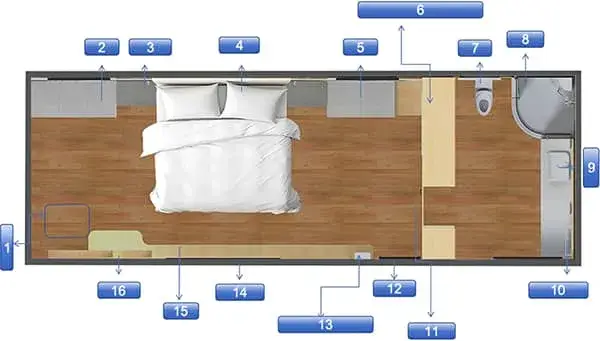 Travel Trailer (Queen Bed)